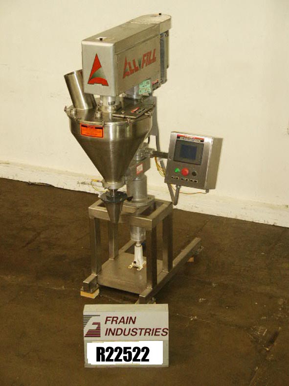 All Fill Filler Powder Auger B600 All Fill Semi Automatic 304 stainless