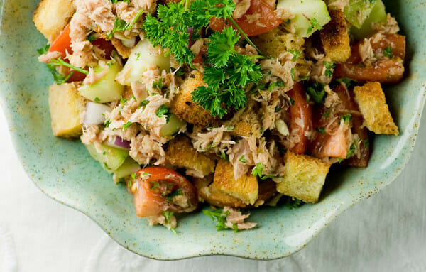 tuna panzanella salad