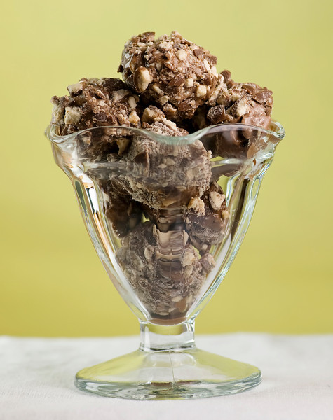 chocolate malted ice cream bonbons