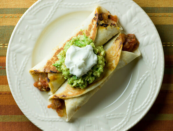 chicken and cheese flautas