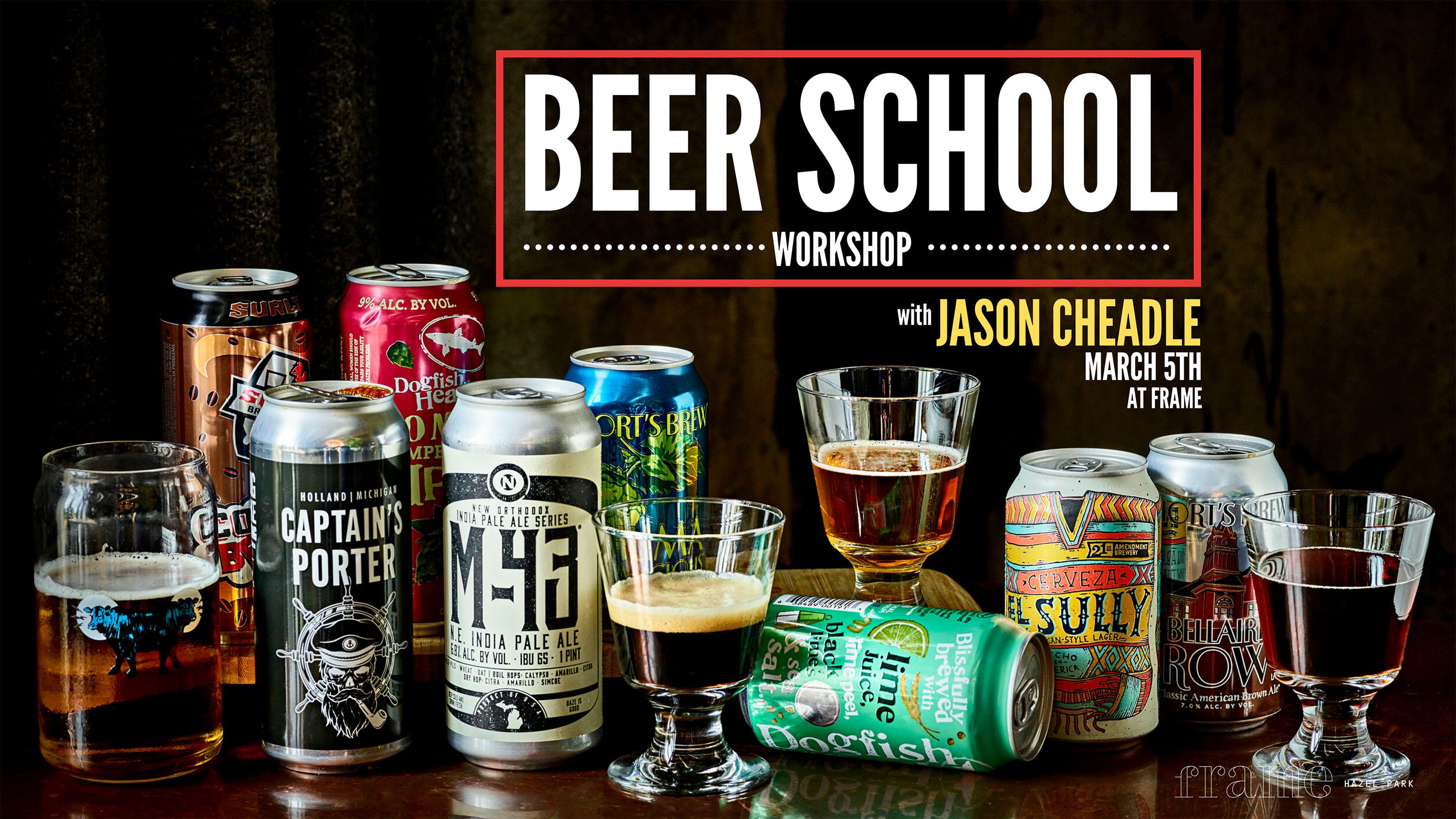 Beer School with Jason Cheadle at frame