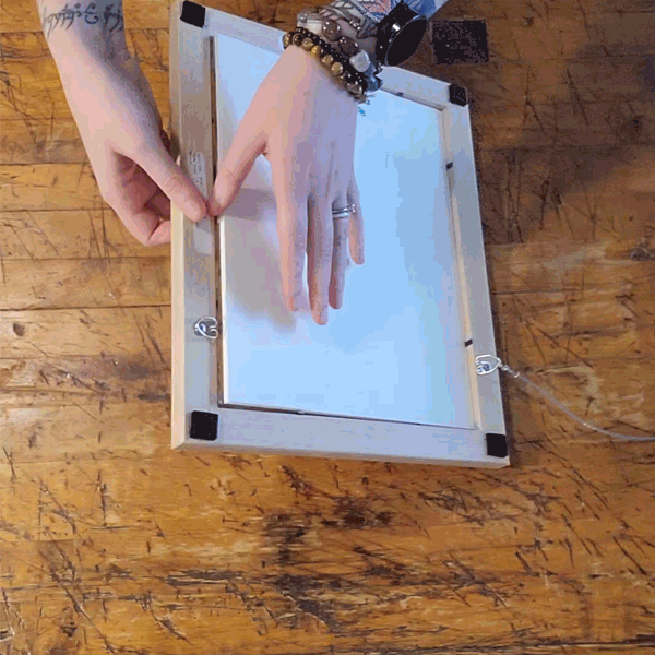 How To Display Kids Art With DIY Rotating Museum Frames