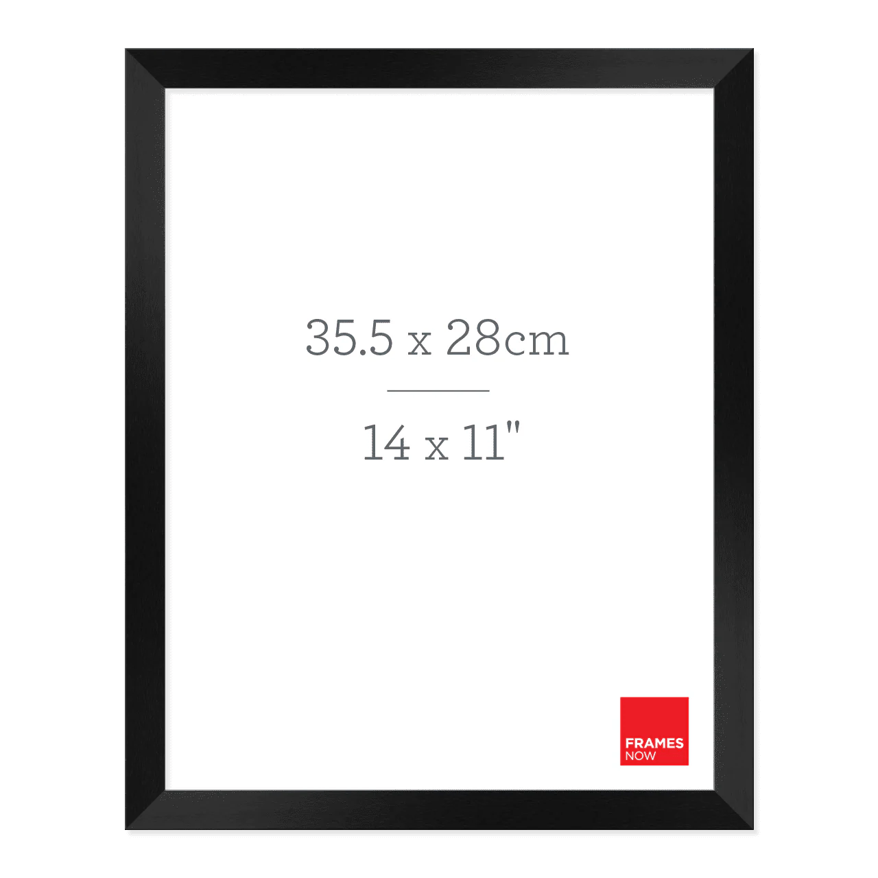 Premium Matte Black Box Picture Frame for 35.5 x 28cm Artwork Frames Now