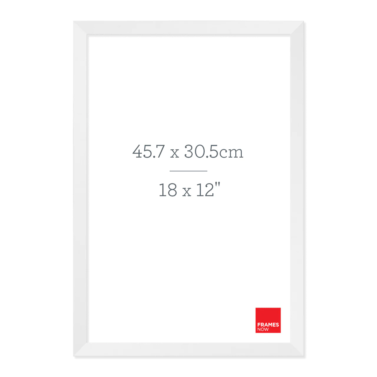Premium Matte White Box Picture Frame for 45.7 x 30.5cm Artwork