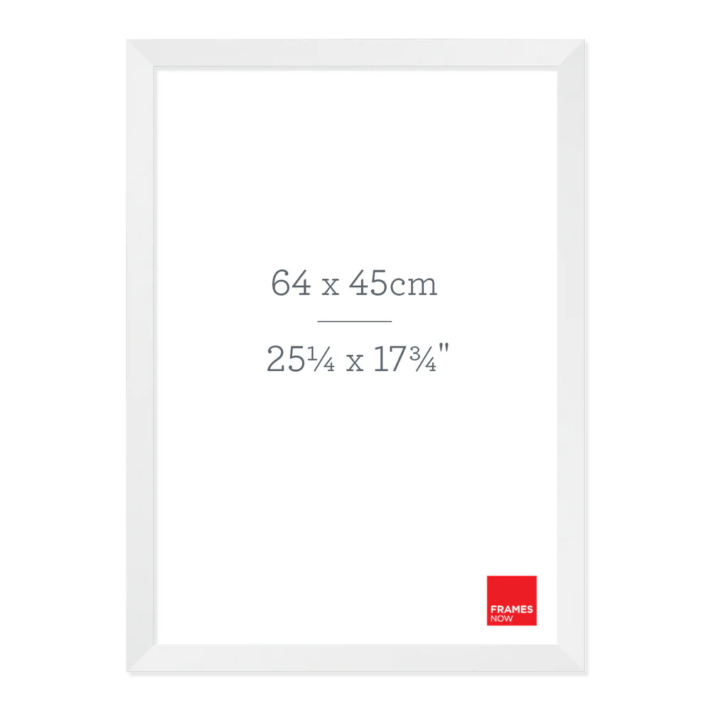 Premium Matte White Picture Frame for 64 x 45cm Artwork Frames Now