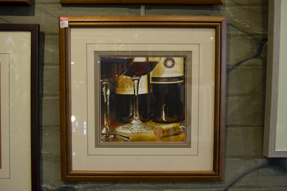 Wall Frame Wine & Glass Frames 'N' Things Picture Framing & Frames