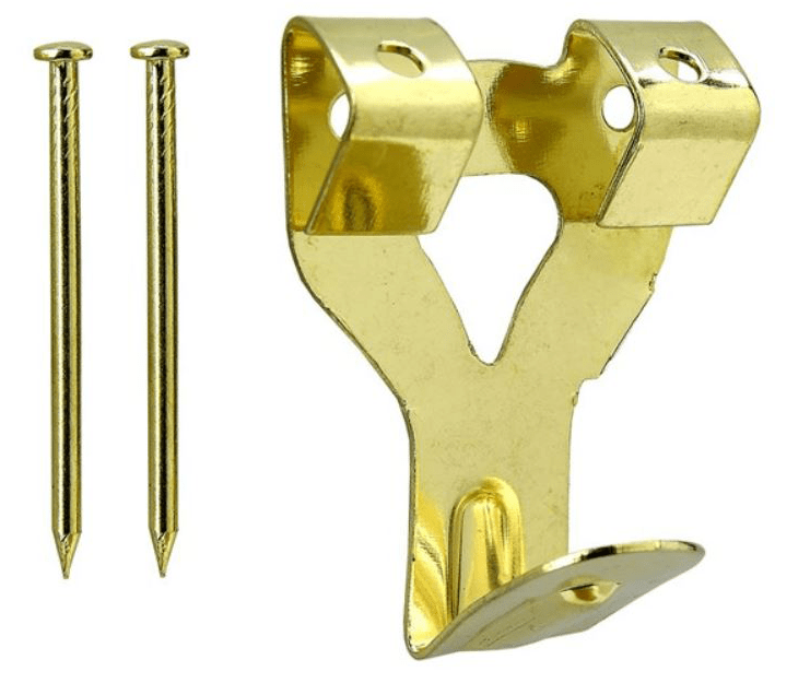 Brass Plated Double Picture Hooks High Quality and Durable Frames R Us