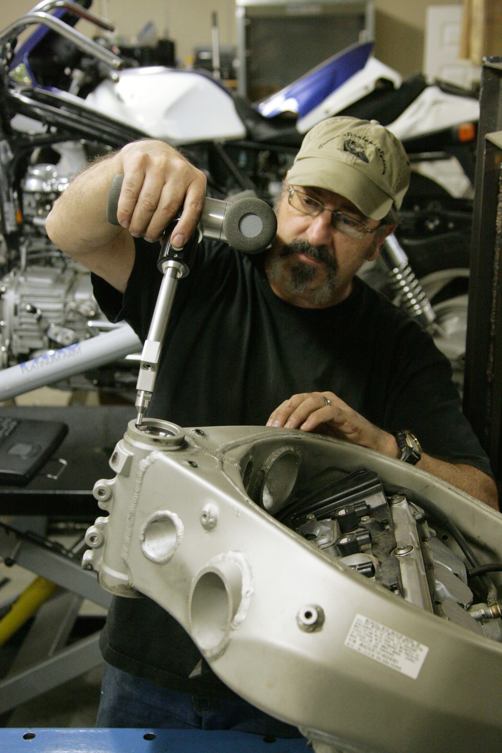 Motorcycle Frame Straightening Repair