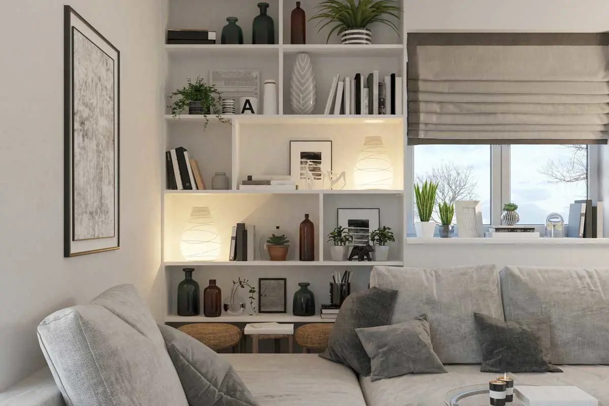 Styling Frames on a Bookshelf Frame Today