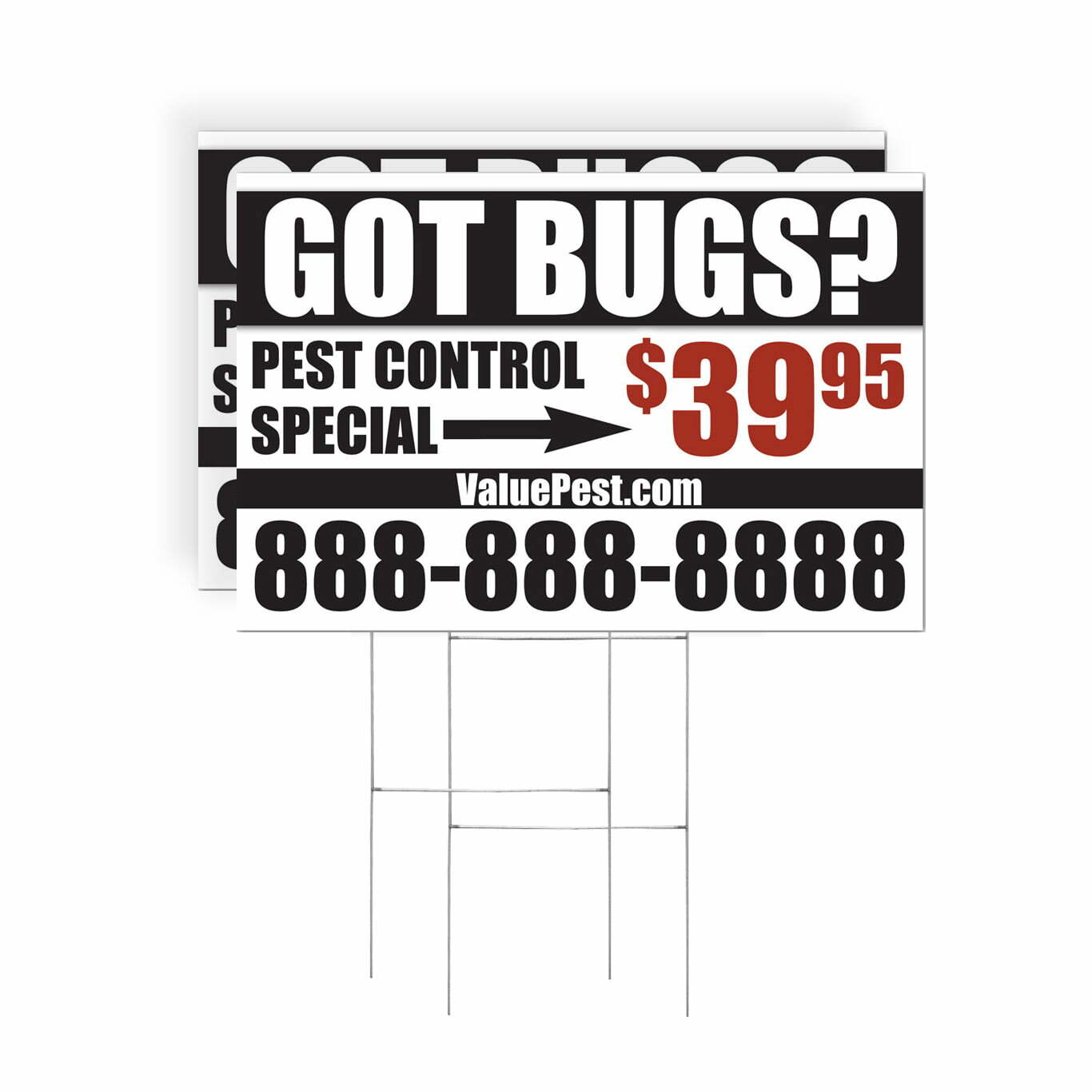 ValuePest Yard Signs Franchise Print Shop