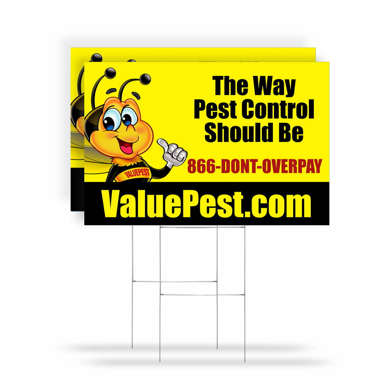 ValuePest Yard Signs Franchise Print Shop