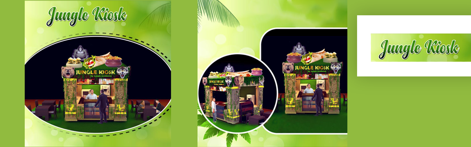 Own Jungle Kiosk Franchise Exotic Jungle and Animal Theme Kiosk