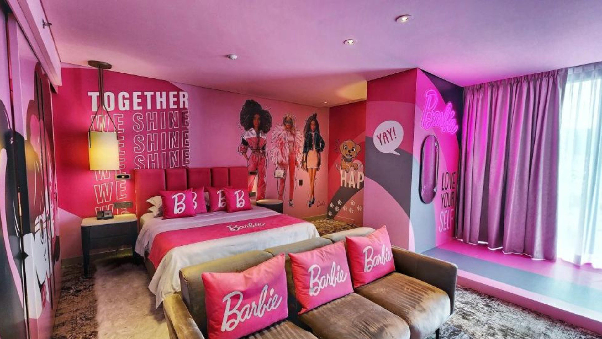 Hilton and Hyatt Feature BarbieThemed Hotel Rooms & Suites