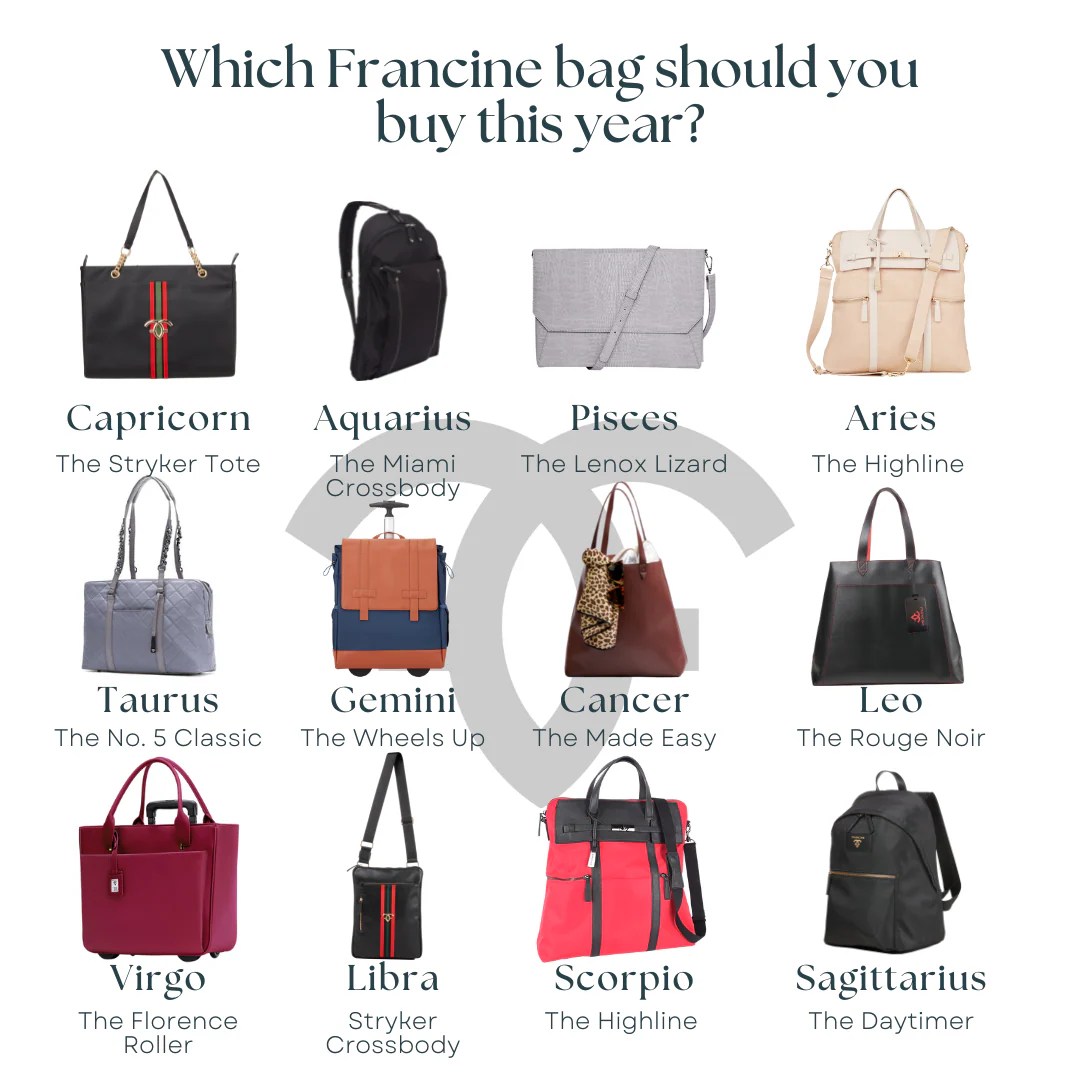 Which Francine bag should you buy, according to your Zodiac sign
