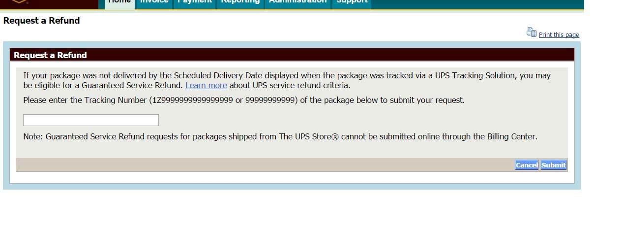 Can I request a refund if the delivery was late?