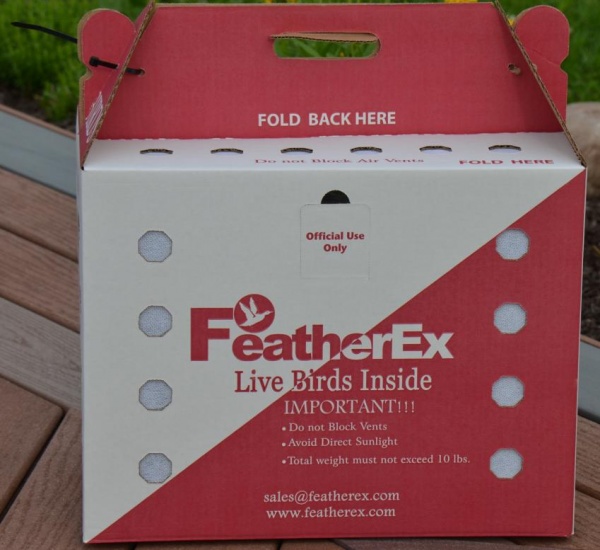 Item Package of 2 FeatherEx Premier Box Live Bird Shipping Boxes
