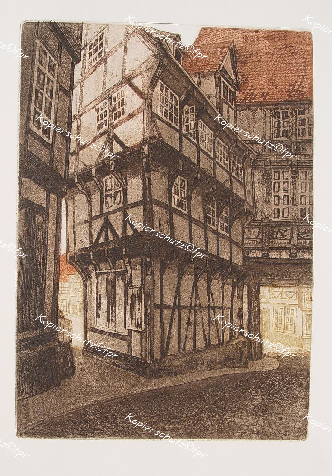 Richard Preusse Hildesheim umgestülpter Zuckerhut Fachwerk Haus AltstadtGilde eBay