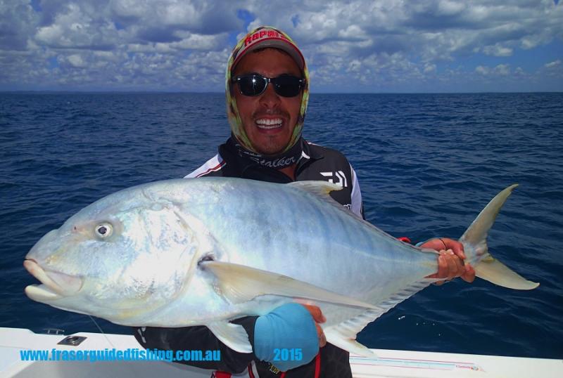 Fraser Guided Fishing Hervey Bay Charter reports 2014 2015 Summer