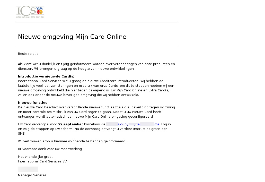 Nieuwe Omgeving Mijn Card Online - Fraudehelpdesk