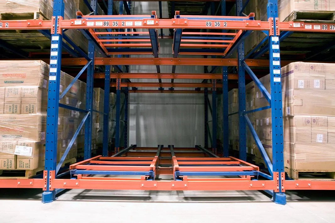 Push Back Racking GlideIn® Push Back Pallet Racking