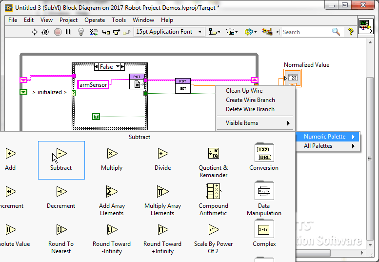 Potentiometer RoboRIO FRC LabVIEW Tutorials