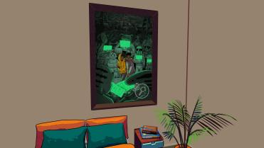 Art from the SHE COULD FLY documentary game
