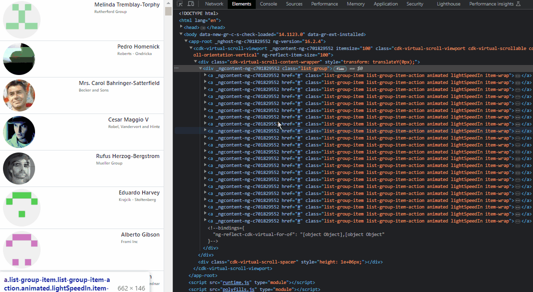 [Angular 16] Virtual Scrolling with CDK The Ultimate Tutorial