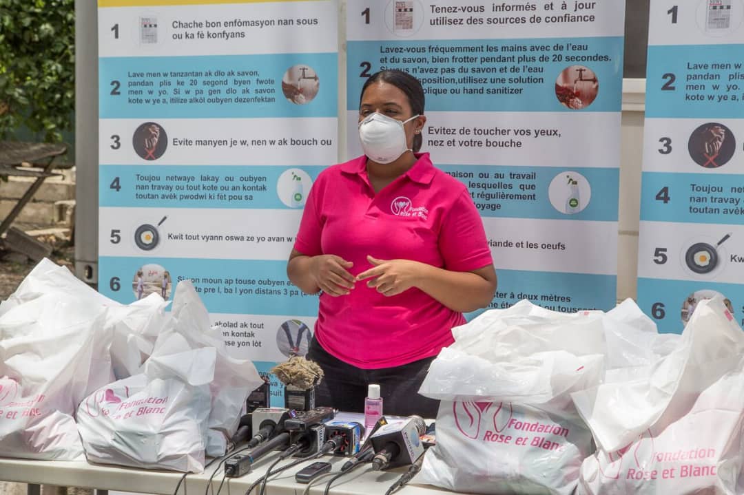 Fondation rose et blanc appuie les efforts de la CroixRouge haïtienne