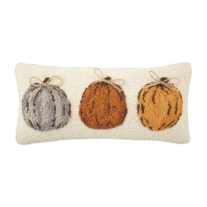 Pumpkin Trio Pillow Freckles and Fireflies