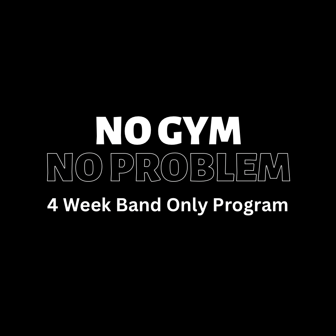4 Week Resistance Band Program - No Gym, No Problem