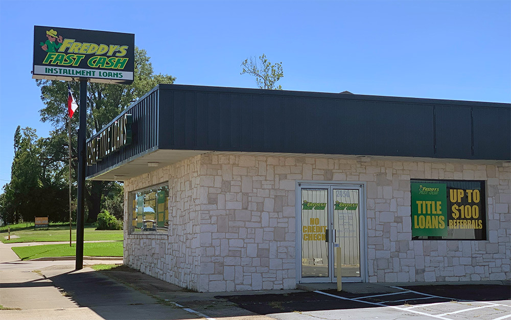 Freddy's Fast Cash in Paris, TX 2450 Lamar Ave.