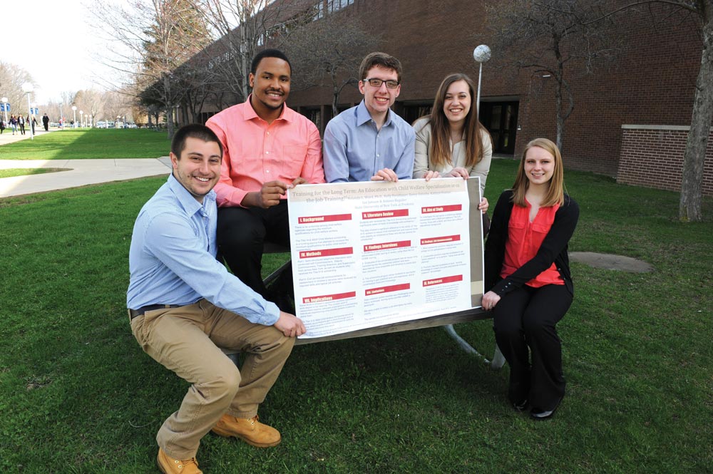Social Work majors work to improve lives — including their own
