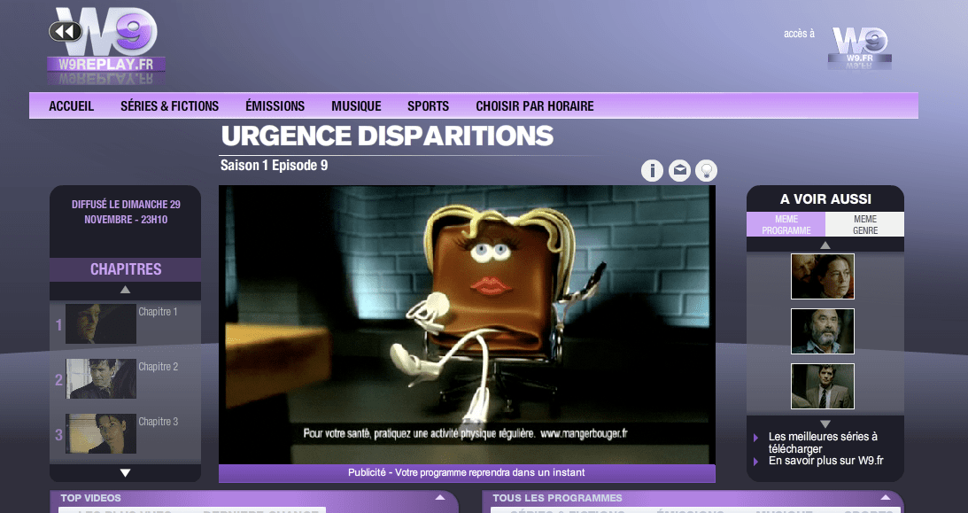 W9 Replay, quand W9 propose la vidéo à la demande