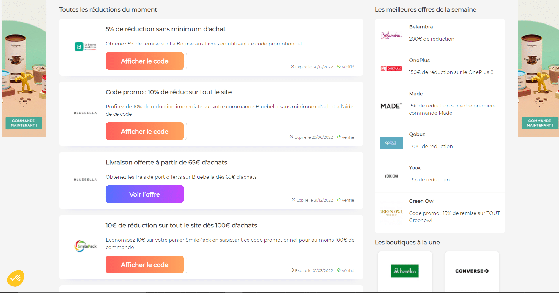 Ce site vous propose les meilleurs codes promo du moment sur de nombreux produits hightech