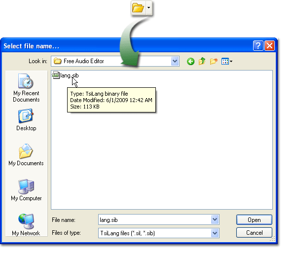 Translate Free Audio Editor to your own language