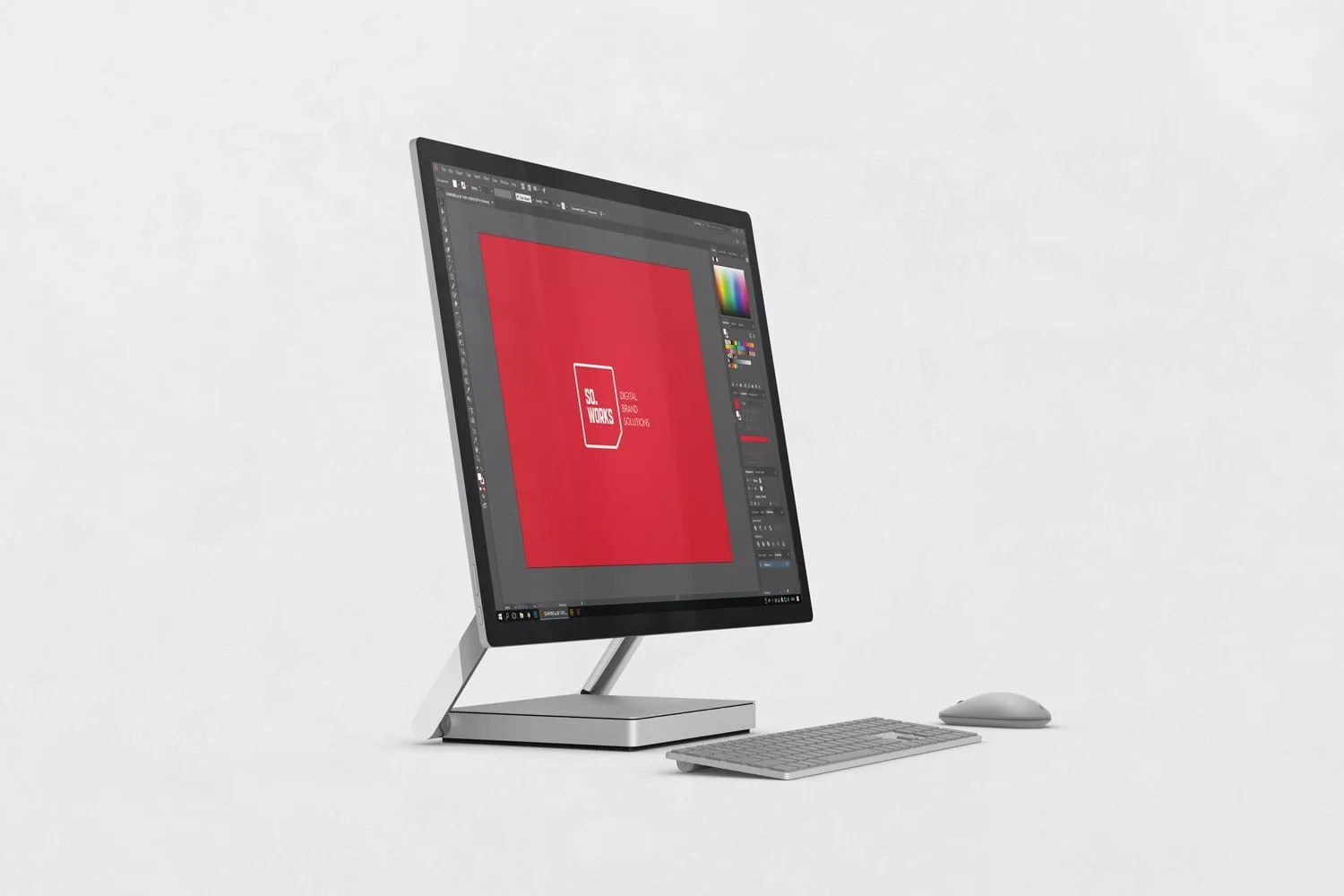 Free Microsoft Surface Studio Mockups Free Mockup