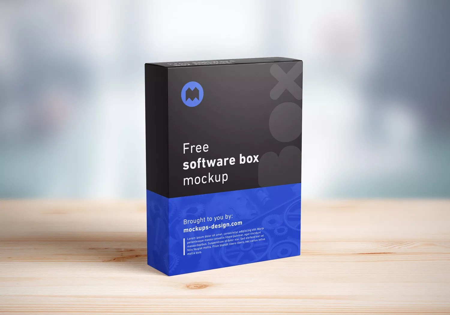 Software Box Mockup Free Mockup