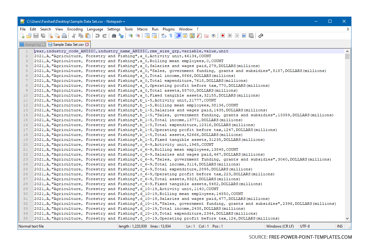 notepadpluspluscsveditorplugin FPPT