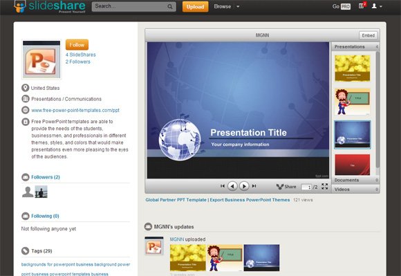 Free Presentation Templates for SlideShare