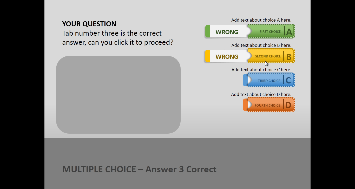 Create a Quiz in PowerPoint With Quiz Tabs PowerPoint Template
