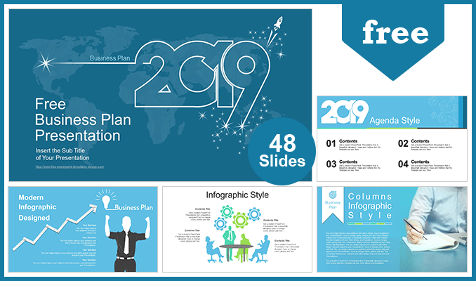 2019 Business Plan PowerPoint Templates for Free