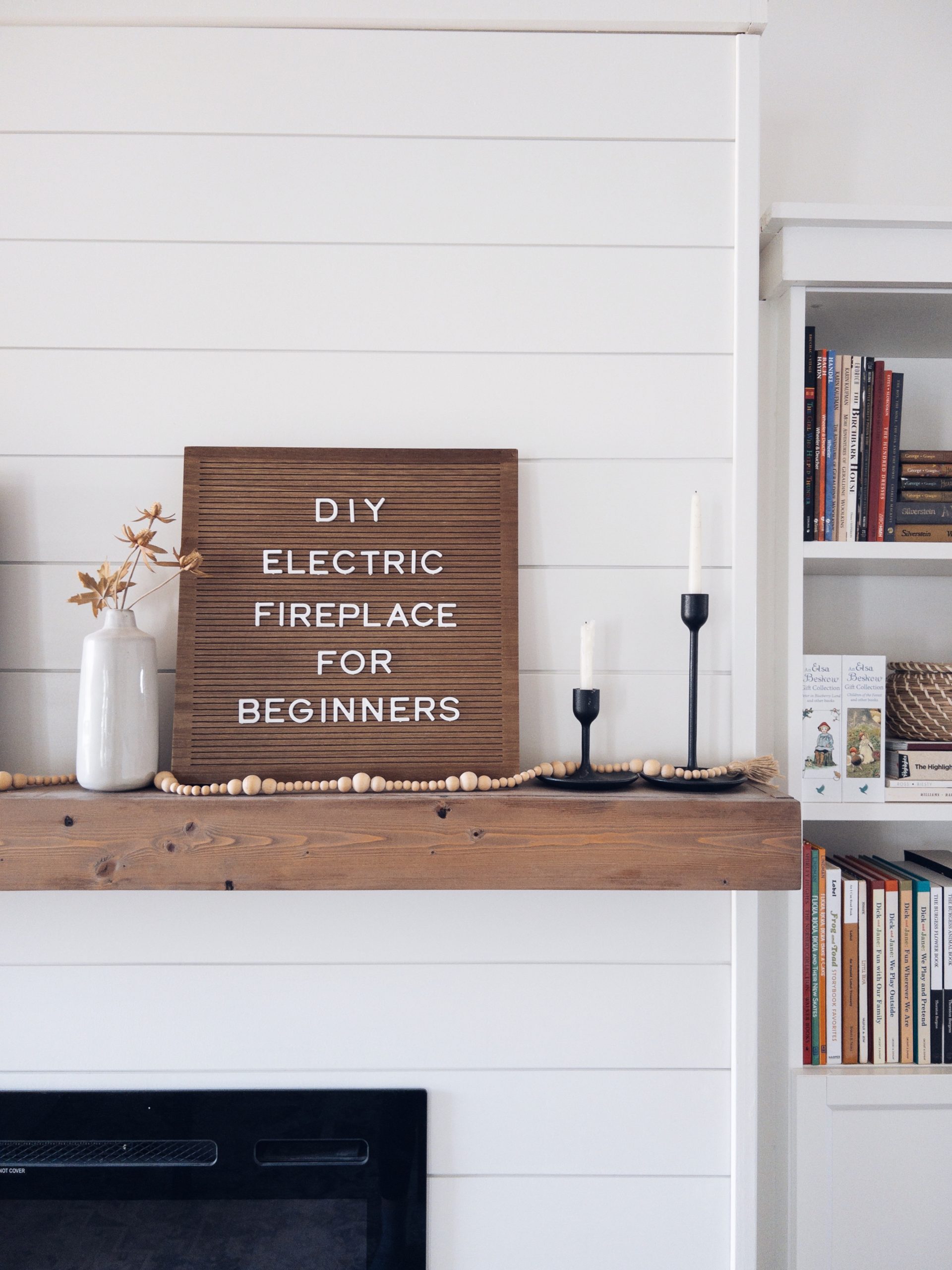 Create the Ultimate Cozy Retreat with a Fireplace with Side Bookcases