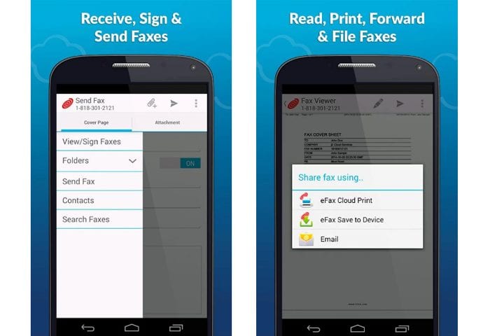 7 Free/almost free fax apps for Android Free apps for Android and iOS