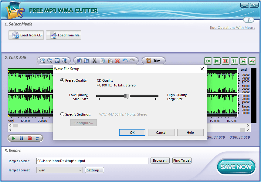 Free MP3 WMA Cutter Free Audio Video Soft