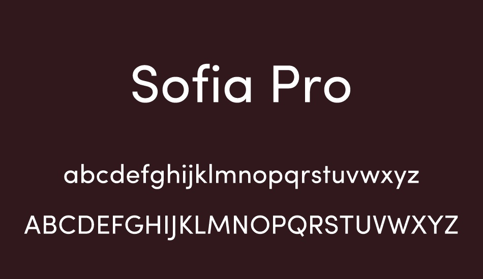 Sofia free font