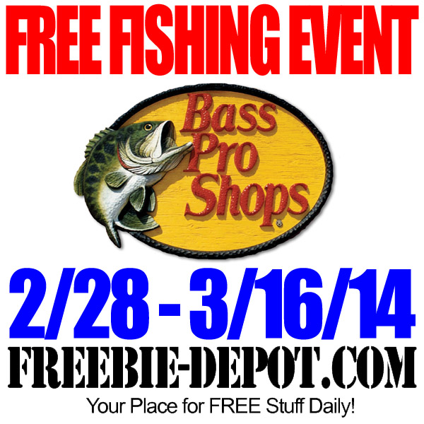 Bass Pro Events 2024 FREE Bass Pro Fishing Event Freebie Depot