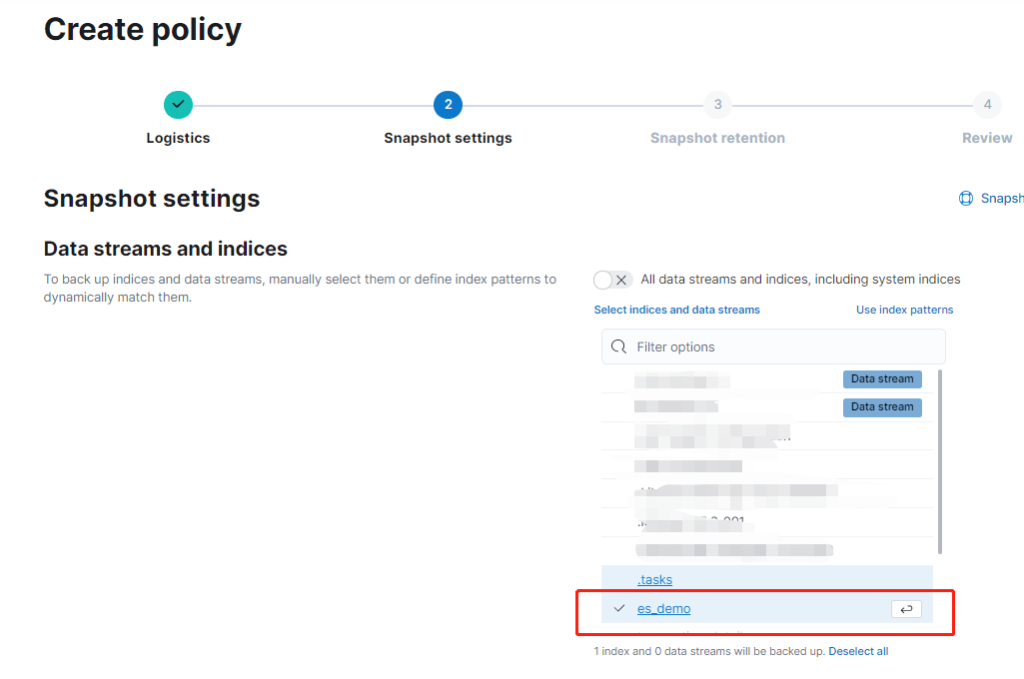 使用kibana自动备份ElasticSearch集群数据 明月工作室