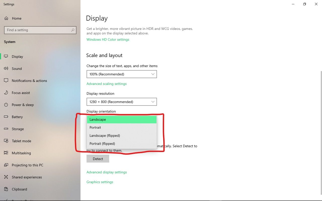 Rotate Screen in Windows 10 How to Flip Your Monitor Orientation 90 Degrees