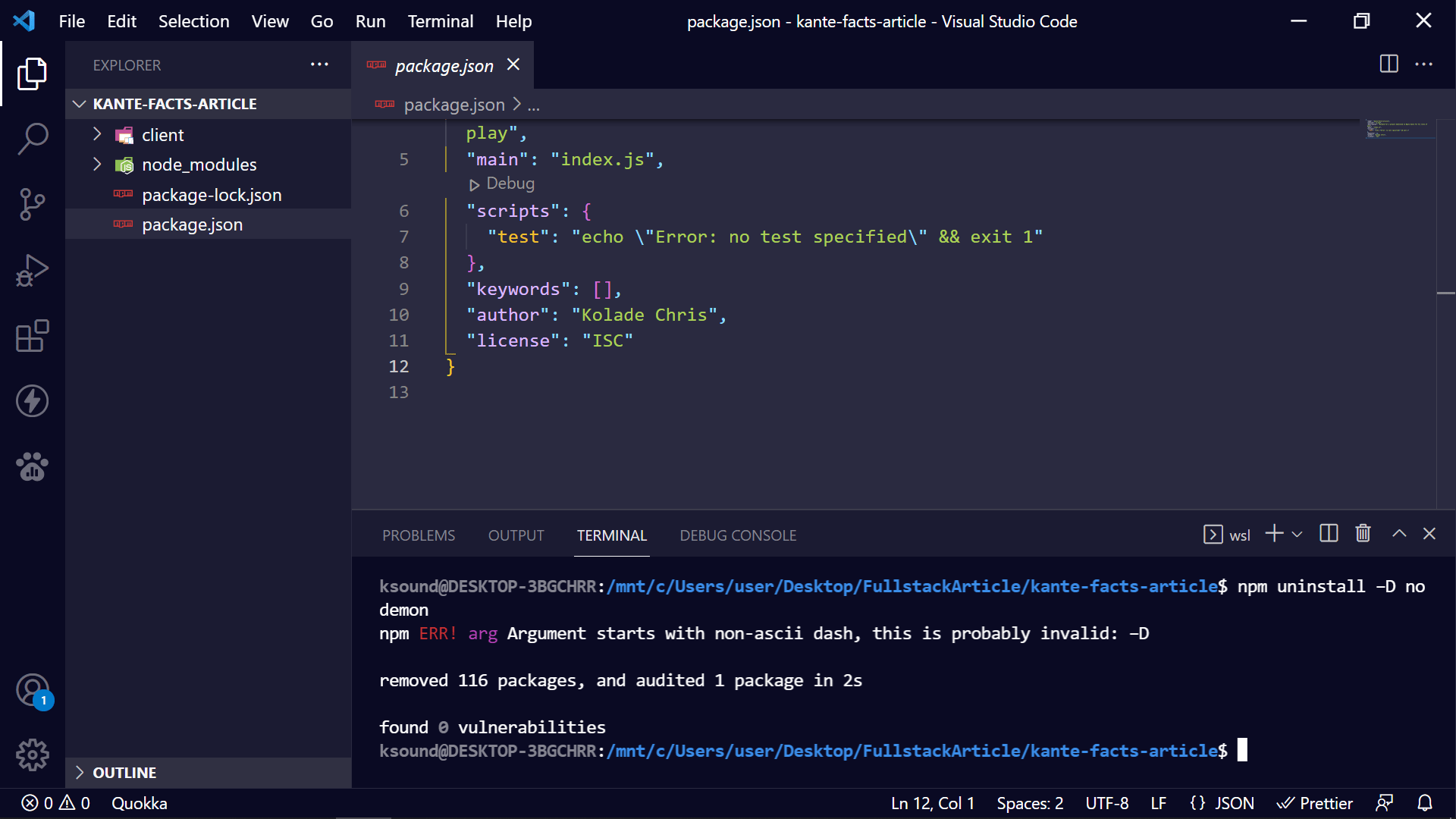 npm Uninstall How to Remove a Package
