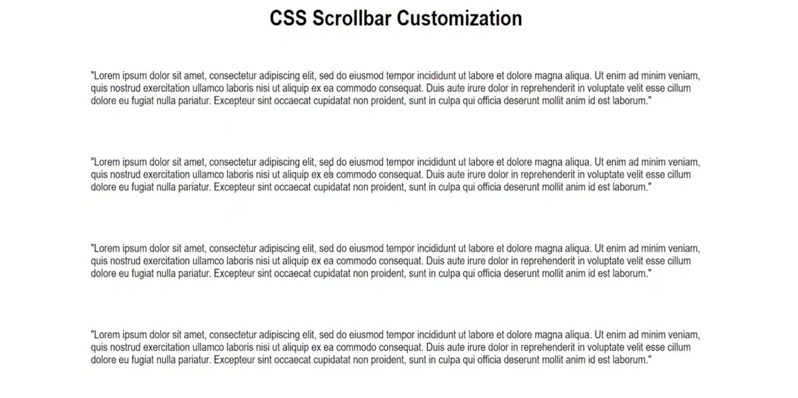 CSS Scrollbar Styling Tutorial How to Make a Custom Scrollbar